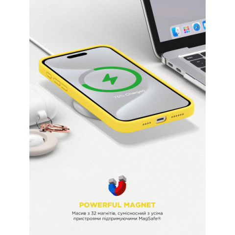 Чохол ArmorStandart ICON2 MagSafe для Apple iPhone 15 Pro Sunshine (ARM77007)