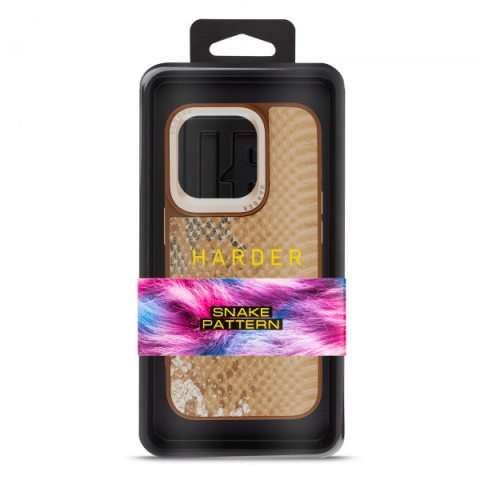Чохол Harder Snake Pattern для Apple iPhone 14 Pro Beige (ARM76806)