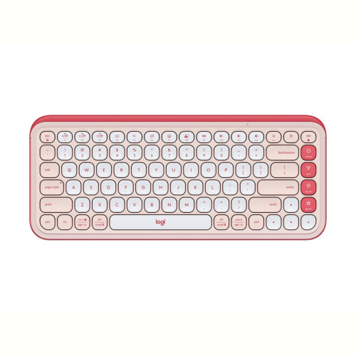 Клавiатура бездротова Logitech Pop Icon Keys Rose (920-013073)