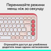 Клавiатура бездротова Logitech Pop Icon Keys Rose (920-013073)