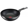 Сковорода ВОК Tefal Unlimited, 28см, алюміній, чорний