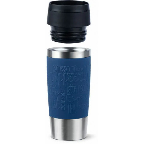 Термочашка Tefal Travel Mug Classic, 360мл, нержавіюча сталь, синій (N2020310) Купити в Україні