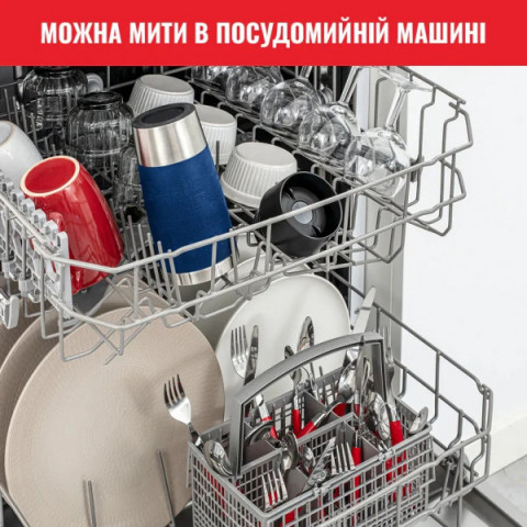 Термочашка Tefal Travel Mug Classic, 360мл, нержавіюча сталь, синій (N2020310) Купити в Україні