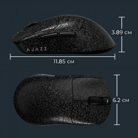 Бездротова ігрова миша AJ199 MAX Black Carbon fiber (AJ199-MAX-B) Купити в Україні