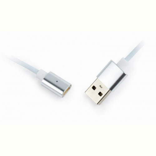 Кабель Cablexpert (CC-USB2-AMLM31-1M), USB 2.0 - Lightning/Micro/USB-C USB, 1м, сріблястий