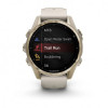 Смарт-годинник Garmin Fenix 8 43mm AMOLED Sapphire Soft Gold with Fog Gray Silicone (010-02903-18)