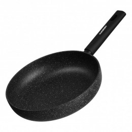 Сковорода глибока з кришкою Ardesto Black Mars Alcor, 26см, алюміній, чорний