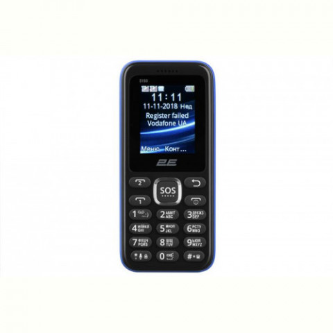 Мобiльний телефон 2E S180 Dual Sim Blue (680051628653)