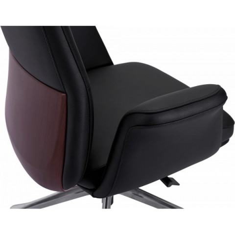 Офісне крісло GT Racer B-2119 Black (leather)