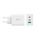 Мережевий зарядний пристрій J5create GaN USB-C 65W White (JUP3365E-EN)