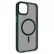 Чохол ArmorStandart Uniq Magsafe для Apple iPhone 15 Plus Dark Green (ARM75323)
