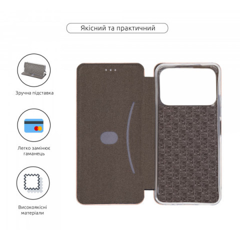 Чохол-книжка ArmorStandart G-Case для Tecno Spark 40 4G Rose Gold (ARM88018)
