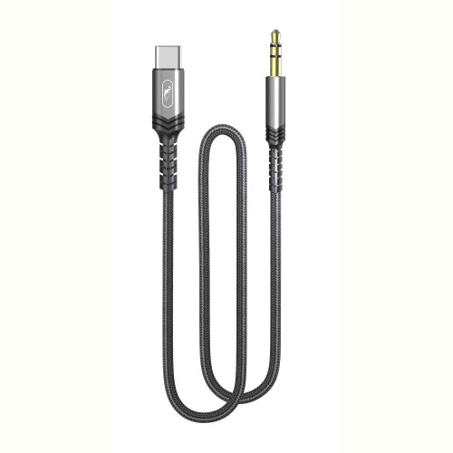 Аудіо-кабель SkyDolphin SR29 USB Type-C - 3.5 мм (M/M), 1 м, Black (AUX-000076)