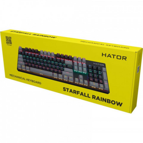 Клавіатура механічна HATOR Starfall Rainbow Origin Red (HTK-608-BBG) Купити в Україні