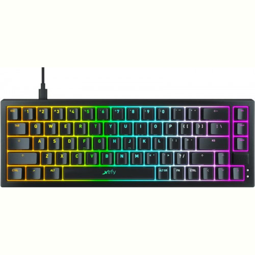 Клавіатура Xtrfy K5 RGB Kailh Red Hot-swap Black (K5-RGB-CPT-BLACK-R-UKR) USB