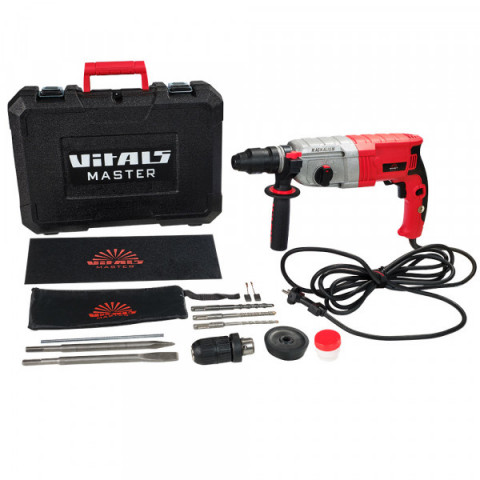 Перфоратор Vitals Master Ra 3085HBm magnalium SDS-plus+ШЗП 850Вт 3.5Дж кейс 3.72кг