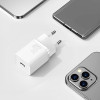 МЗП Baseus Super Silicone Quick Charger 30W (Type-C) white Купити в Україні