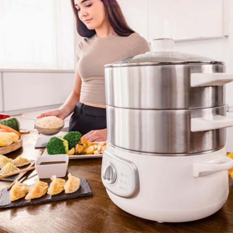 Пароварка Cecotec Vapovita SteelPot White (A01_EU01_100630)