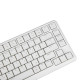 Клавіатура механічна Keychron J1 82Key, K pro Brown, WL/BT/USB-A, QMK, Hot-swap, EN/UKR, RGB, білий