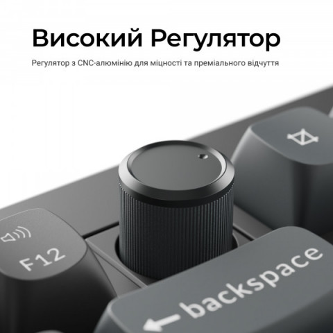 Клавіатура бездротова Keychron V3 Ultra Keychron Red Switch Black RGB (V3U-D1-UA) Купити в Україні