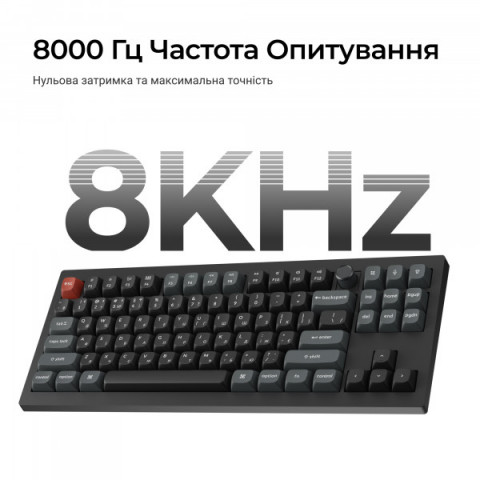 Клавіатура бездротова Keychron V3 Ultra Keychron Red Switch Black RGB (V3U-D1-UA) Купити в Україні