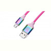 Кабель REAL-EL Premium Rainbow USB-microUSB 1m (EL123500052)