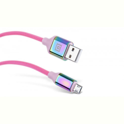 Кабель REAL-EL Premium Rainbow USB-microUSB 1m (EL123500052)