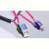 Кабель REAL-EL Premium Rainbow USB-microUSB 1m (EL123500052)