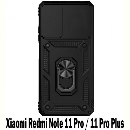 Чохол-накладка BeCover Military для Xiaomi Redmi Note 11 Pro/11 Pro Plus Black (707421)