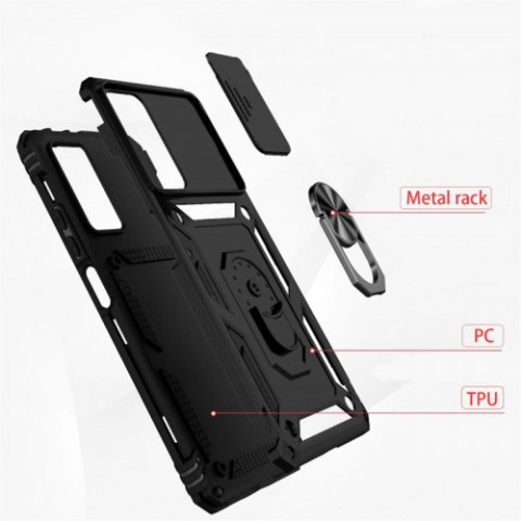 Чохол-накладка BeCover Military для Xiaomi Redmi Note 11 Pro/11 Pro Plus/12 Pro 4G Black (707421)