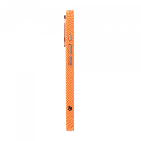 Чохол ArmorStandart LikeCarbon2 SE MagCase для Apple iPhone 17 Kevlar Orange Rose Gold (ARM89167)
