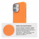 Чохол ArmorStandart LikeCarbon2 SE MagCase для Apple iPhone 17 Kevlar Orange Rose Gold (ARM89167)