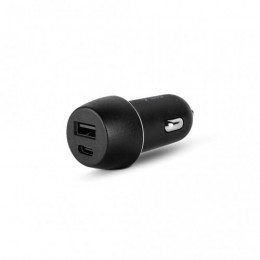 Автомобільний зарядний пристрій Ttec SmartCharger Duo USB-C/USB-A /30Вт Black (2CKS24S)