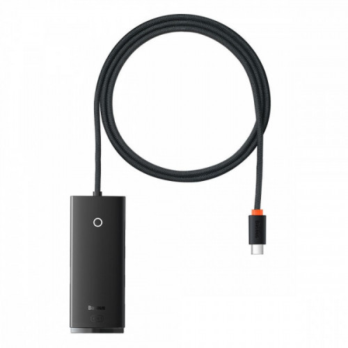 USB-Хаб Baseus Lite Series 4-in-1 (Type-C to USB 3.0*4 ) (1m) black Купити в Україні