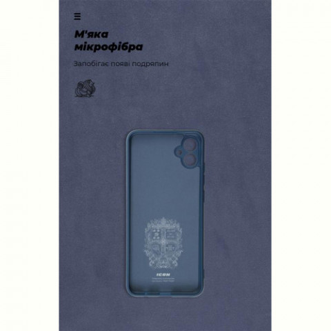Чохол-накладка Armorstandart Icon для Samsung Galaxy A04e SM-A042/M04 SM-M045/F04 SM-E045 Camera cover Dark Blue (ARM65142)