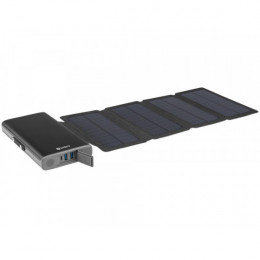 Зовнішній акумулятор (павербанк) Sandberg 4-Panel 8W PD 25000 mAh, 2xUSB, Type-C OUT (420-56)