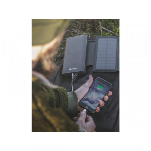 Зовнішній акумулятор (павербанк) Sandberg 4-Panel 8W PD 25000 mAh, 2xUSB, Type-C OUT (420-56)