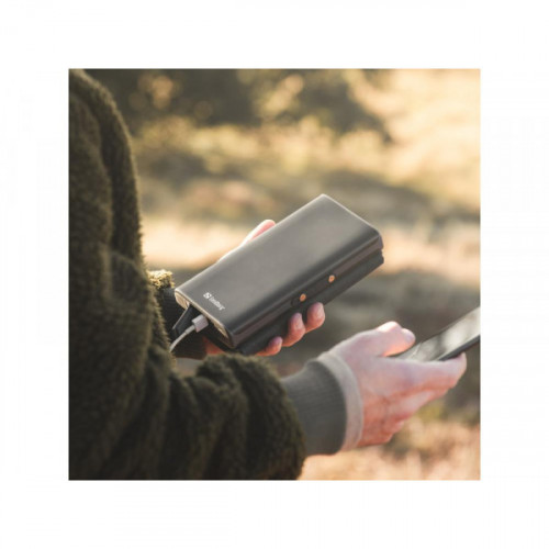 Зовнішній акумулятор (павербанк) Sandberg 4-Panel 8W PD 25000 mAh, 2xUSB, Type-C OUT (420-56)