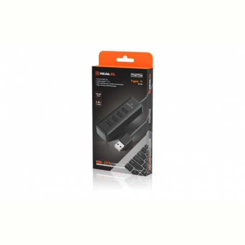 USB-хаб REAL-EL HQ-175 4 ports