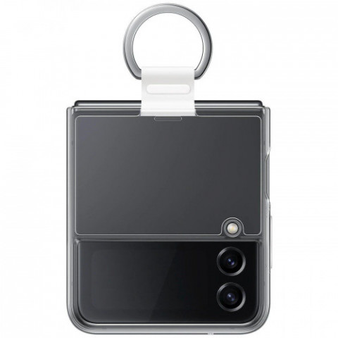 Чохол-накладка Samsung Clear Cover with Ring для Samsung Galaxy Flip 4 SM-F721 Transparent (EF-OF721CTEGUA)
