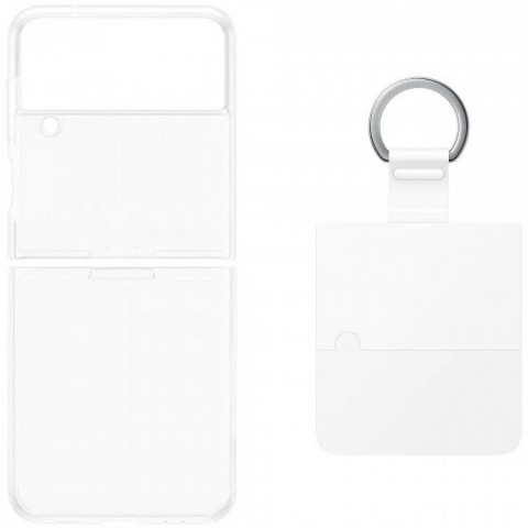 Чохол-накладка Samsung Clear Cover with Ring для Samsung Galaxy Flip 4 SM-F721 Transparent (EF-OF721CTEGUA)