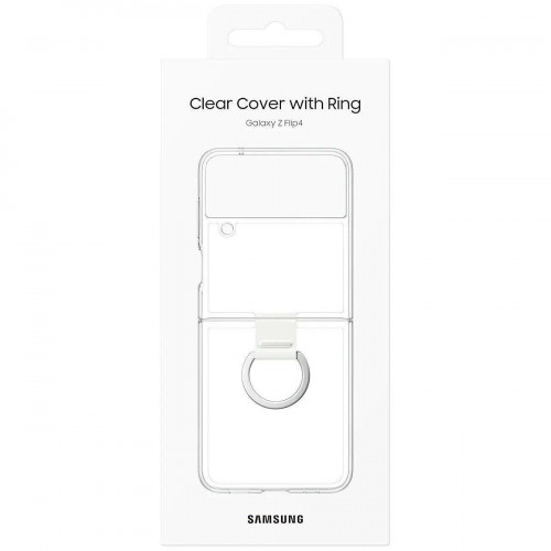 Чохол-накладка Samsung Clear Cover with Ring для Samsung Galaxy Flip 4 SM-F721 Transparent (EF-OF721CTEGUA)