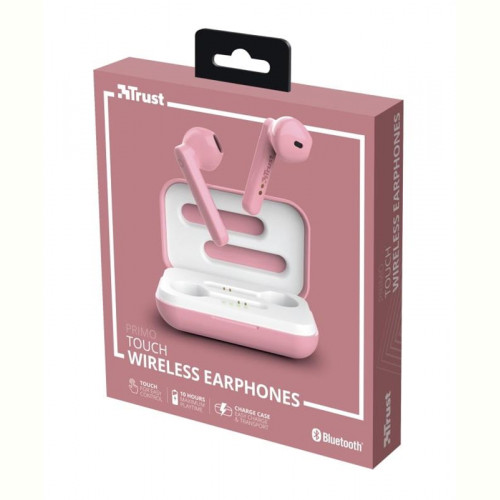 Bluetooth-гарнiтура Trust Primo Touch True Pink (23782)