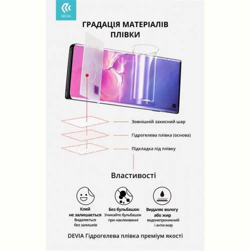 Захисна плівка Devia для Samsung Galaxy A52 SM-A525 (XK-DV-SMA52M) матова