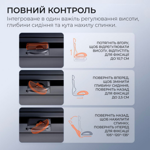 Крісло офісне з підставкою для ніг Sihoo DORO C300 Pro Mesh Black with footrest (DORO-C300-PRO-M101-JT) Купити в Україні