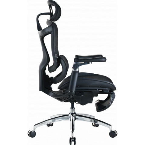Крісло офісне з підставкою для ніг Sihoo DORO C300 Pro Mesh Black with footrest (DORO-C300-PRO-M101-JT) Купити в Україні