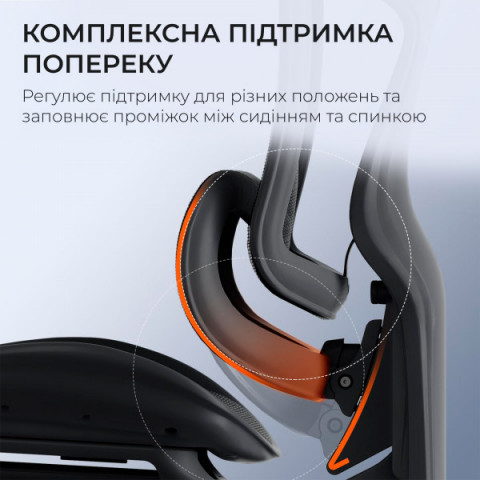 Крісло офісне з підставкою для ніг Sihoo DORO C300 Pro Mesh Black with footrest (DORO-C300-PRO-M101-JT) Купити в Україні