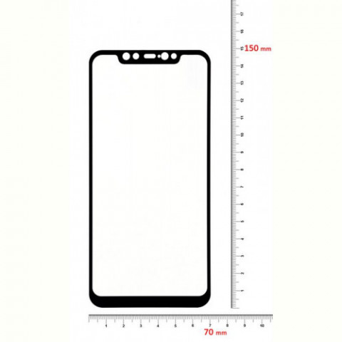 Захисне скло BeCover для Xiaomi Mi 8 Black (702438)