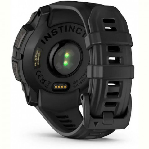 Смарт-годинник Garmin Instinct 3 45mm AMOLED Black with Black Silicone Band (010-02936-40)