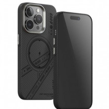 Чохол Blueo 600D All-Inclusive Aramid Fiber with MagSafe для iPhone 15 Pro Black (B48)